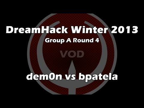 dem0n vs bpatela - DreamHack Winter 2013 Group A Round 4 (Quake Live VOD)