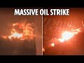 Ukraine strikes major military oil depot as Russian foreign minister begs North Korea for more help