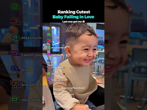 Ranking Cutest Baby Falling in Love 👶💖