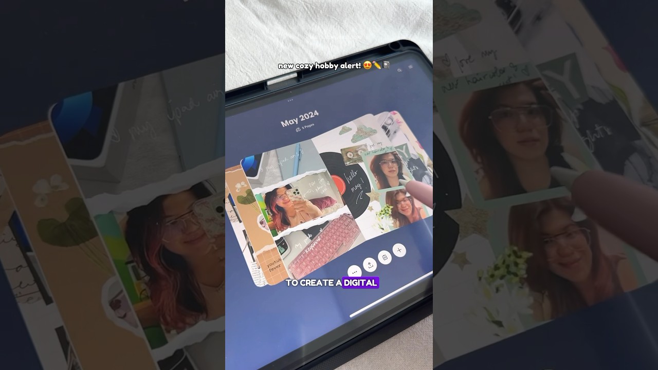 Let’s create a digital scrapbook! ✏️📓 #ipadplanner #ipadnotes  #digitalnotes #digitaljournal