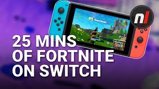 Let's Play 25 Mins of Fornite on Nintendo Switch (Badly)