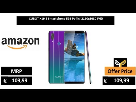 CUBOT X19 S Smartphone 593 Pollici 2160x1080 FHD