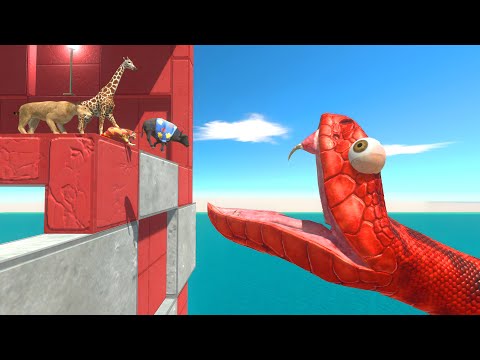Jump Over the Titanoboa’s Head or Be Swallowed Whole - Animal Revolt Battle Simulator