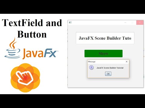 JavaFX Scene Builder Tutorial 33 - TextField and Button