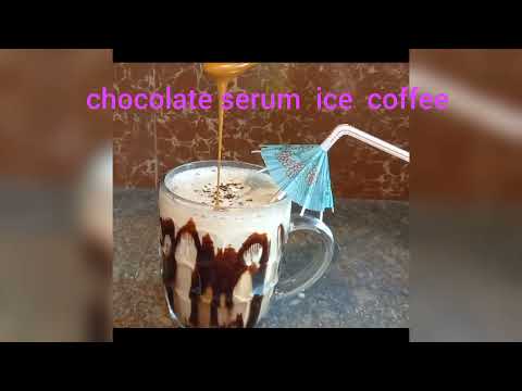 chocolate syrup ice 🧊 coffee Rida Khadam Hussain Official