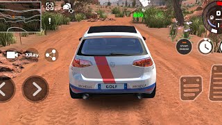 Rally Stage Desert Adventure in Volkswagen Golf – Extreme Off-Roading & Epic Crashes!