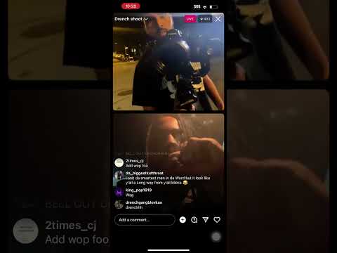 Drenchgang lilwet and bigopp goes live while shooting video on Essex