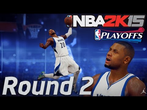 NBA 2K15 My Career Playoffs R2G1: Dunking On Blake Griffin All Game - The Real Lob City!