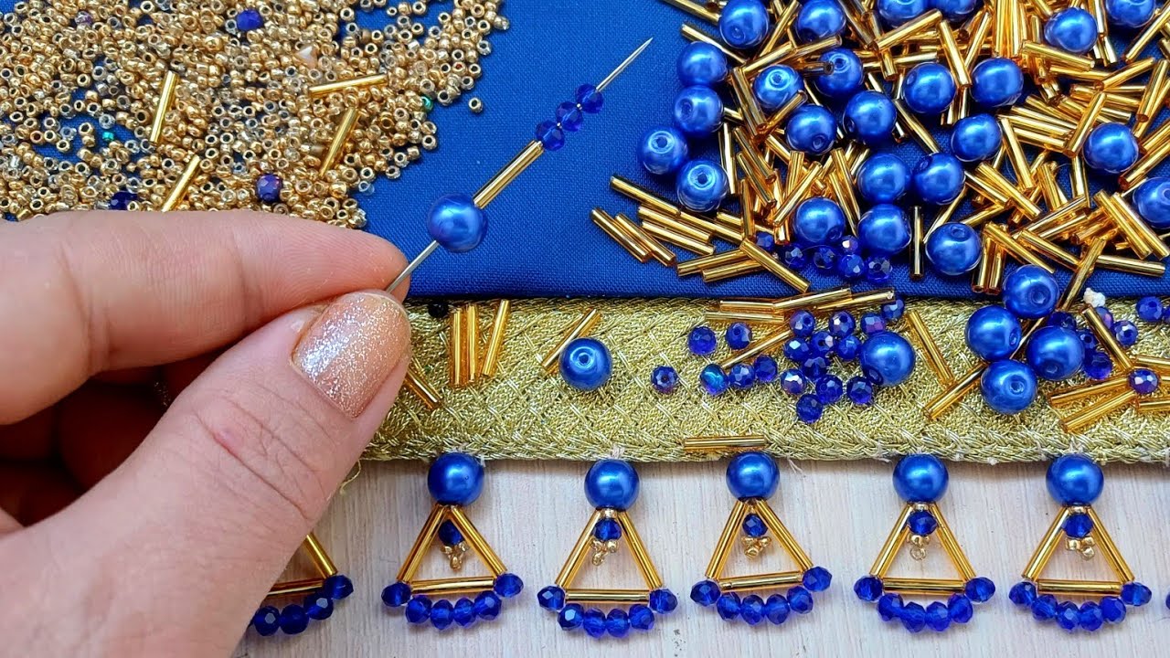 I was really amazed while designing this tassel.🌹🌹🌹