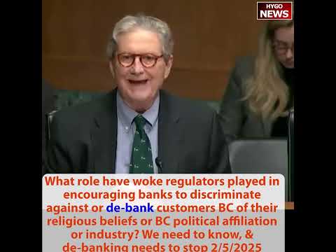 Kennedy de-bank: Banks or woke regulators? Banks shouldn't stop services based on political affiliat