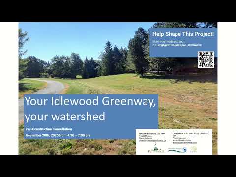 1. Idlewood Greenway Pre-construction - General Overview