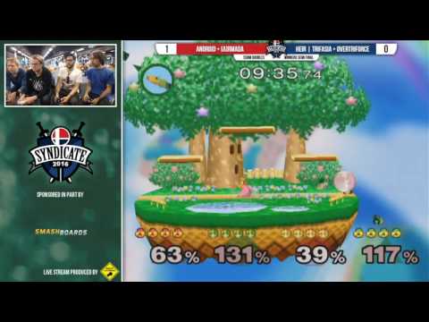 SYN2016 - Android + [A]rmada Vs HEIR | Trifasia + Overtriforce - SSBM Doubles Bracket WSF