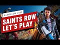 "Going Overboard" Saints Row Let's Play with a Developer | gamescom 2022