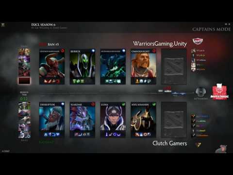 WG.Unity vs Clutch Gamers Mr. Cat Invitational Season 2 Game 1