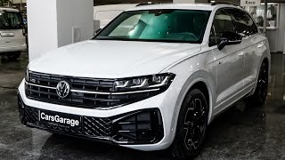 2024 White VW Touareg - Luxury SUV in Detail