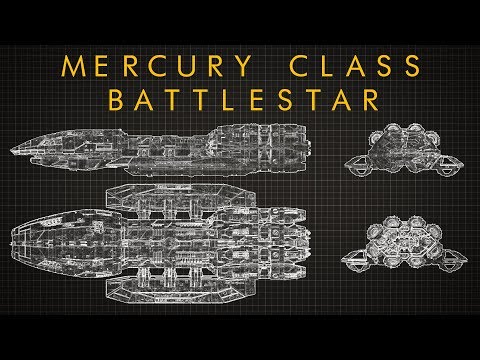 Battlestar Galactica: Mercury Class Battlestar - Ship Breakdown