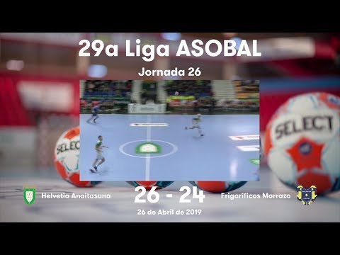 LIGA ASOBAL J26: Helvetia Anaitasuna - Frigoríficos Morrazo 26-24