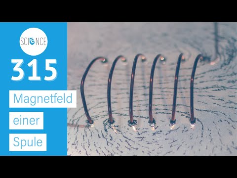 Magnetfeld einer Spule- Experiment