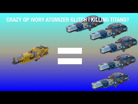 CRAZY OP IVORY ATOMIZER GLITCH | KILLING TITANS? | War Robots Test Server Gameplay