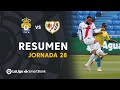 Resumen de UD Las Palmas vs Rayo Vallecano (1-1)