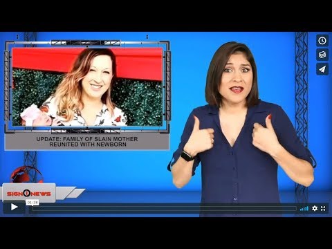 Update: Family of slain mother reunited with newborn (ASL - 12.24.19)