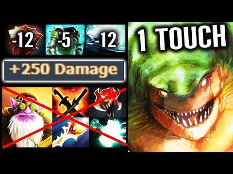 Cancer Armor Reduction - Tidehunter 2019 carry Best Build Dota 2