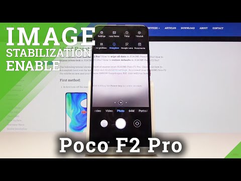 How to Turn On Leveler in Camera in XIAOMI Poco F2 Pro – Photo Stabilization