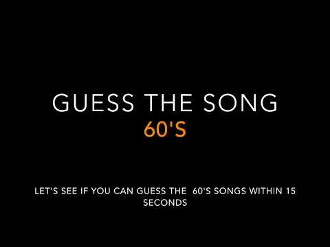 Guess the 60's song