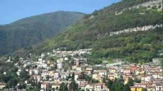 preview picture of video 'Visit Lake Como Italy Video shot today of Moltrasio Province of Como  from the Boat to Bellagio'