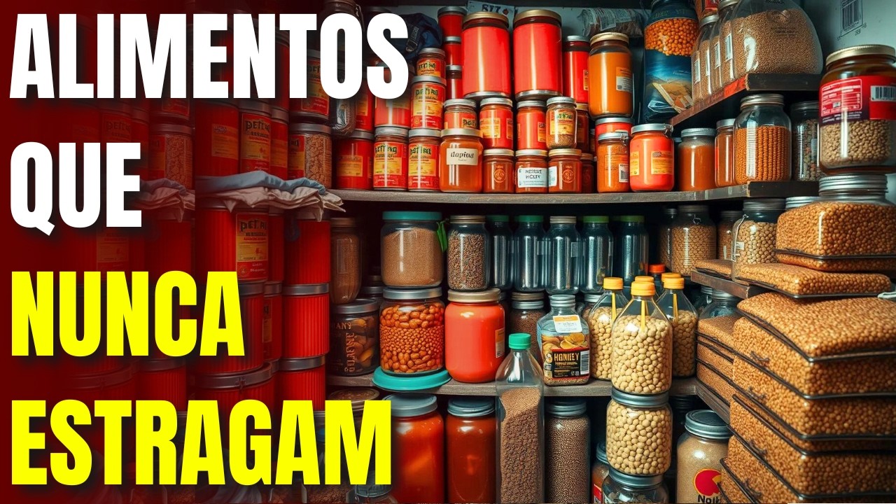 15 Alimentos Para ESTOCAR Que NUNCA EXPIRAM