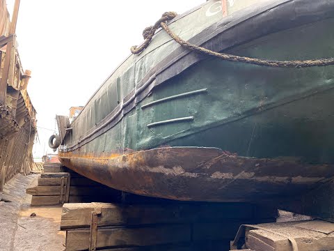 Hull survey of Dutch Barge