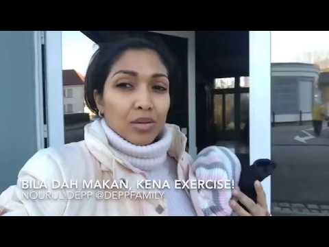 Bila makan kena burn- Nourul Depp