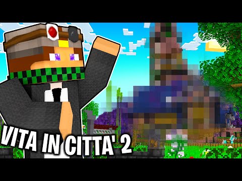 HO COSTRUITO LA NUOVA TORRE dei GATTI per STEF E PHERE - VITA IN CITTÀ 2 - Minecraft #47