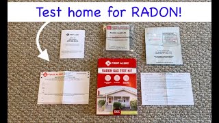 DIY test your home for RADON Gas! (Radon Mitigation)