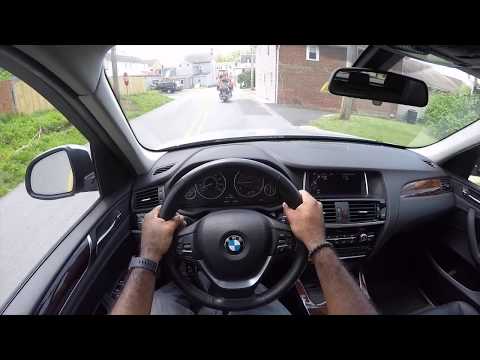 Diesel 2015 BMW X3 POV test drive