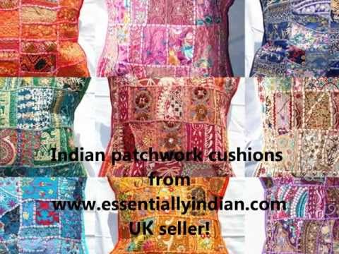 Indian Patchwork Cushions