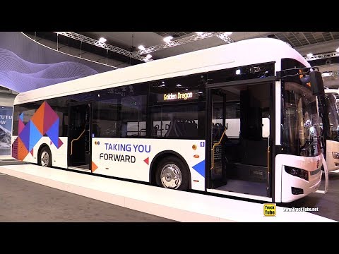 2020 Golden Dragon Pivot E12 Electric City Bus - Exterior Interior Walkaround