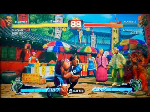 スーパーストリートファイターIV BLaZiiaN [Balrog/Boxer] vs Emperor Cho [Dhalsim] - SSF4