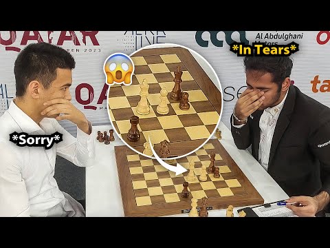 The Most Heartbreaking Moment of Arjun Erigaisi vs Nodirbek Abdusattorov | Qatar Masters 2023