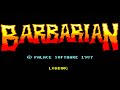 amstrad Cpc Barbarian palace Software Throne Longplay