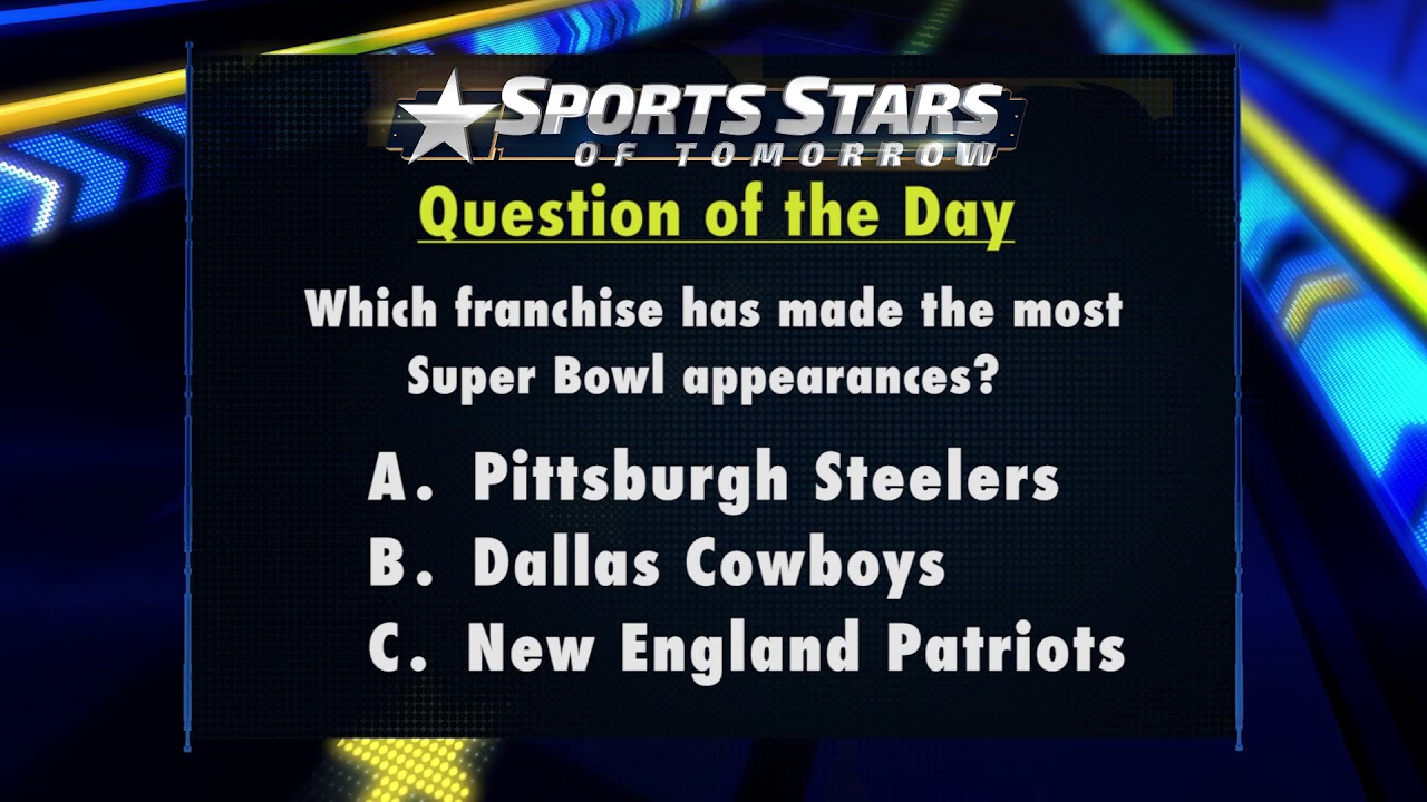 Question of the Day - Super Bowl Appearances