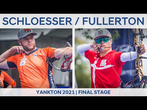 Mike Schloesser v Mathias Fullerton – compound men semifinal | Yankton 2021 World Cup Final