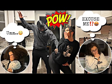 CASUALLY SMACKING HER "FATTY" IN FRONT OF GIRLFRIEND'S MOM PRANK😱 *GONE WRONG*