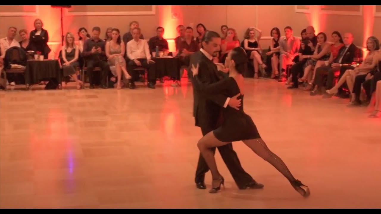 Tomas Galvan and Gimena Herrera performing at the LA Summer Tango Marathon 2019 (1/2)
