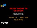 Brook Benton - Rainy Night In Georgia (Karaoke EZ Sing)