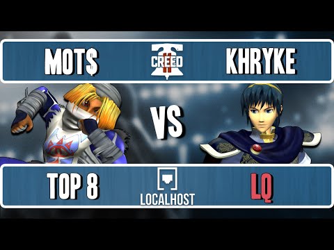 Creed II: Mot$ (Sheik) Vs. Khryke (Marth) - Top 8 LQ