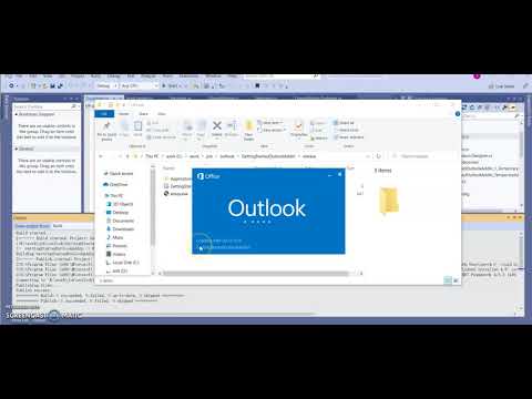 outlook add-in: save attachments and post content to server