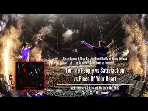 For The People vs Satisfaction vs Piece Of Your Heart vs Insomnia (Nicky Romero & Afrojack Mashup)