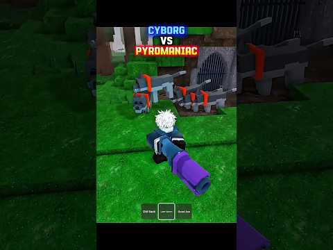 Pyromaniac vs Cyborg | Saving Kids on 99 nights in the forest