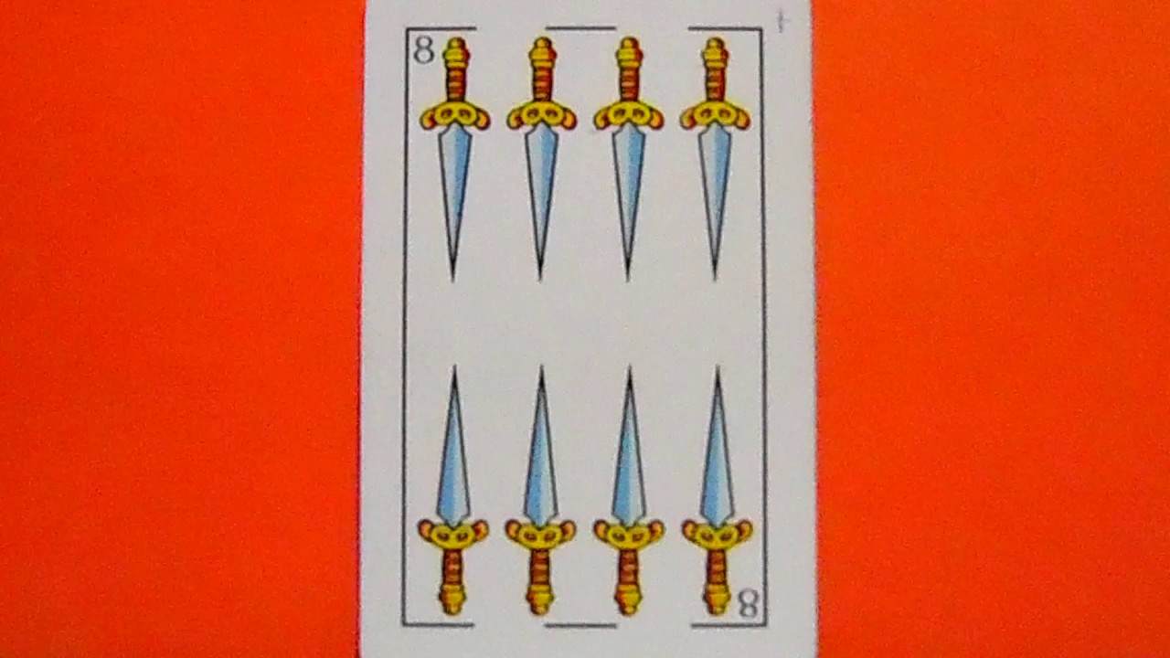 OCHO DE ESPADAS - BARAJA ESPAÑOLA CAP 19